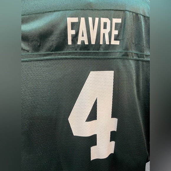 Men's Green Bay Packers Brett Favre Green Reebok 4XL jersey - Picture 4 of 7